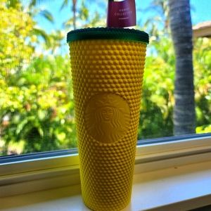 Hawaii yellow pineapple Starbucks 24oz tumbler